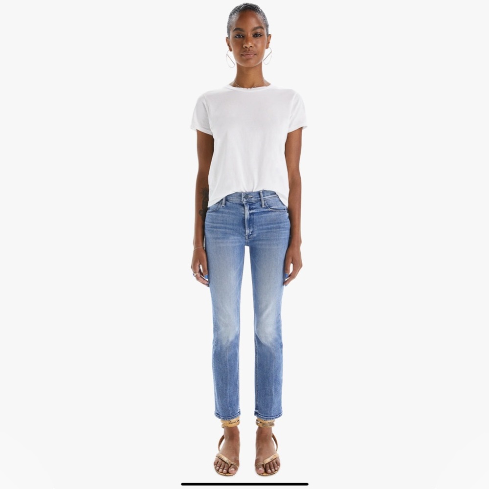 MOTHER The Mid Rise Dazzler Ankle Jeans Size 27